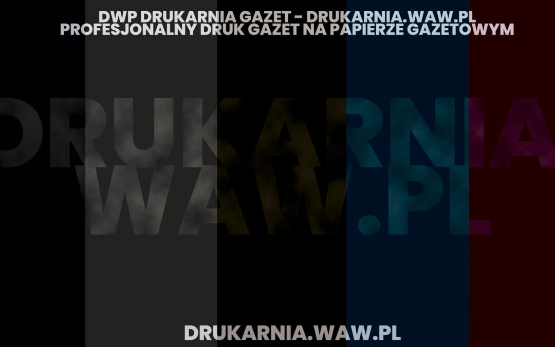 Prawdziwa czarno-biała gazeta? Dla grafika to nie lada wyzwanie